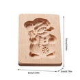 thumbnail image 2 of Wooden Cookie Baking for Carving Embossing and DIY Shaped Seals, 2 of 3