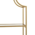 thumbnail image 5 of Kate and Laurel Ciel Glam 3-Tier Scalloped Wall Shelf - Gold, 5 of 6
