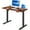 Mahogany, variant on FLEXISPOT 55"x28" Black Home Office Height Adjustable Standing Desk Whole-piece Desktop Computer Desk
