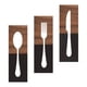 thumbnail image 4 of Juego de 3 piezas de cuchillo, tenedor y cuchara para decoración de pared. Letrero colgante de madera decorativo, estilo rústico, ideal para cocina y, 4 of 8