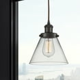 thumbnail image 4 of 916-1P-BK-G41-Innovations Lighting-Cone - 1 Light Cord Hung Mini Pendant In Industrial Style-10 Inches Tall and 8 Inches Wide-Matte Black Finish-Matte, 4 of 7