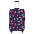thumbnail image 2 of Goofa Peacock Feathers3 Pattern Luggage Covers For Suitcase,Suitcase Cover Protector Fit 18-32 Inch Luggage-, 2 of 9