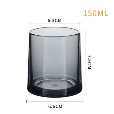 

Plastic Stemware Wine Glass Unbreakable Transparent Goblet Clear Impid