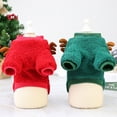 thumbnail image 6 of Dog Cat Christmas Outfit Coat Sweater Elk Cartoon Costume Soft Warm Fleece Pet Winter Party Dress Up Clothes Jumpsuit Apparel for Puppy, 6 of 8
