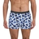 thumbnail image 1 of Fotbe Blue Ink Flowers Calzoncillos Tipo Boxer con Bolsa de Soporte Total para Hombre, X-Temp Fresco, Transpirable y de Secado Rápido-X-Large, 1 of 5