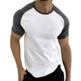 thumbnail image 1 of T-Shirts Mode Décontractée Football Imprimé Col Rond Manches Courtes T-Shirt Hommes Chemises Gris Foncé TG, 1 of 4