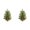 Green-2Pcs, variant on 2Pcs Pre-Lit Nordic Spruce Mini Artificial Christmas Tree with Burlap Base - Battery Operated LED Fir Tabletop Decor for Desk, Shelf, and Holiday Display