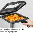 Chefman Fry Guy 1.5L Kitchen Deep Fryer Machine w/ Basket & Adjustable