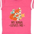 thumbnail image 4 of Inktastic My Nana Loves Me Grandchild Cute Fox Boys or Girls Baby Bodysuit, 4 of 5