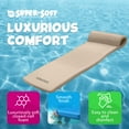 thumbnail image 3 of TRC Recreation Sunsation 1.75" Thick Foam Pool Float Lounger w/ Headrest, 2 Pack, Bronze, 3 of 12