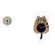 thumbnail image 1 of Escultura De Pared De Gato De Metal Rústico, Decoración Artística, Estatua De Hierro Forjado, Placa, Colgante 3D, Reloj Silencioso, Adorno Para Oficina, Sala De Estar, Cocina, Regalo De, 1 of 8