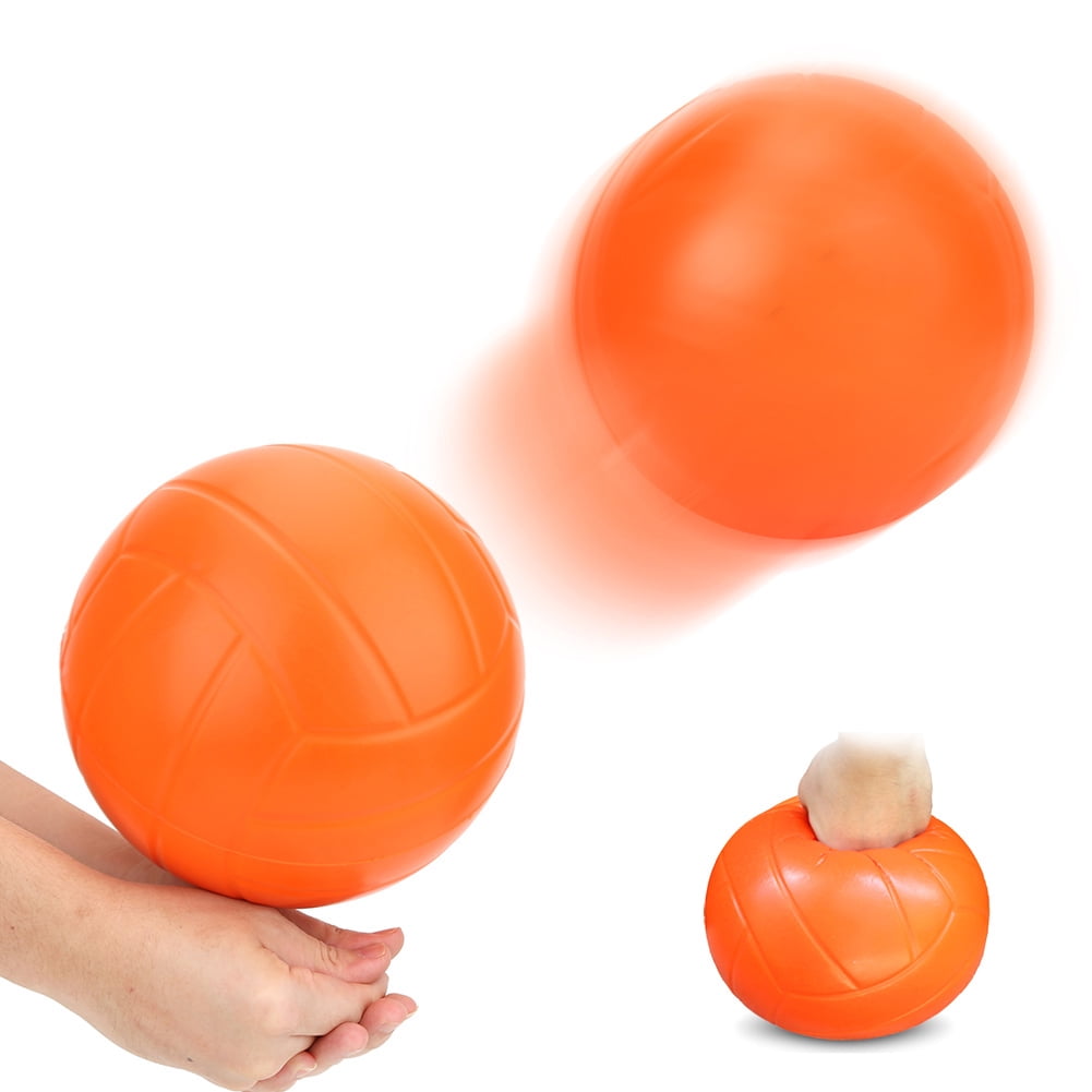 Riousery Premium PU Volleyball Air Inflation Free Soft Indoor Outdoor Training Sports Ball for Students, Official Size (8.27 inches / 21 cm)