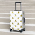 thumbnail image 4 of Cauagu Rubber Duck Showe Print Travel Luggage Cover,Travel Dust-proof Suitcase Cover Softside Suitcase Protector for 18-32inch,Not Included Suitcase, 4 of 8