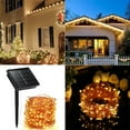 thumbnail image 2 of Solar String Lights 72ft 200 LED Rope Light 8 Modes Warm White Lights for Party Garden Home Festival Decoratio, 2 of 8