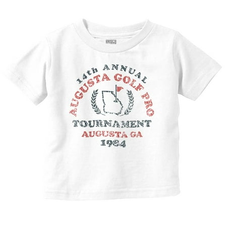 Vintage Augusta Golf Pro Tournament Toddler Boy Girl T Shirt Infant Toddler Brisco Brands 18M
