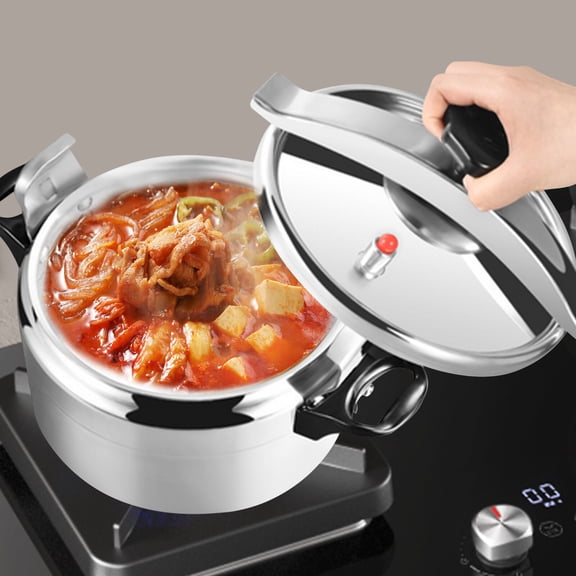DENEST 3l/3.17 Qt Mini Pressure Cooker,18*12cm Pressure Canners 35kpa for 1-2 People