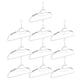 thumbnail image 1 of 10 perchas extra anchas de plástico para ropa, antideslizantes y gruesas., 1 of 4