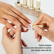 Candy Lover Top and Base Coat Nail Polish, 4Pcs Soak Off No Wipe UV LED Base Coat Gel & Glossy & Matte Top Coat & Nail Strengthener Kit