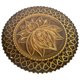 thumbnail image 5 of Decoración de pared de metal con patrón de mandala, decoración de pared redonda colgante, 5 of 7