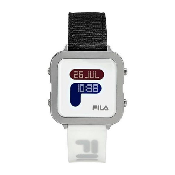 Reloj FILA 38-6088-101 FILA Moda Sport, Fecha en Pantalla-Blanco blanco 38 mm