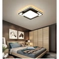 thumbnail image 4 of LED Ceiling Light Diameter 52CM Modern Square LED Ceiling Lamp 48W Light Fixture Stepless Dimmable Ceiling Light with Remote Control for Living Room Bedroom Office Living Room, 4 of 5