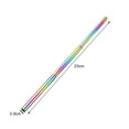 thumbnail image 5 of Hloma 1 Set Telescopic Portable Drinking Straw Stainless Steel Comfortable Grip Collapsible Colorful Drinking Straw for Kitchen, 5 of 8