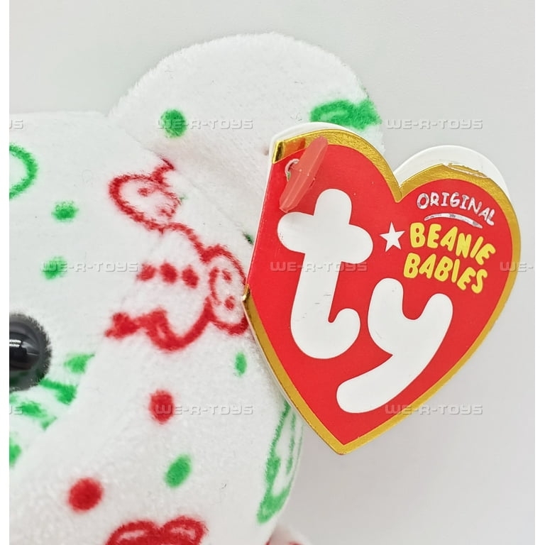 Ty Beanie Babies Gingerspice the Bear Christmas Plush 2008