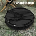 thumbnail image 2 of 24 Gal Foldable Outdoor Trash Bin with Zipper Lid, Portable Oxford Fabric Garbage Container for Camping, Picnic & Garden, 2 of 21
