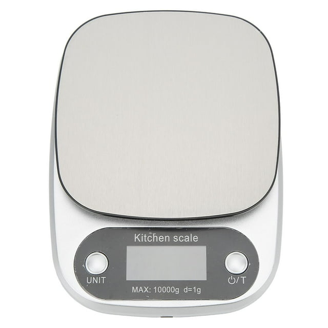 High precision kitchen scale, quick cleaning, LED display, blue backlight, for cooking