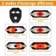 thumbnail image 2 of bicicleta con efectos de sonido, control remoto inalámbrico, 5 modos de iluminación diferentes, recargable, fácil de instalar, sea visible e indique su dirección en todo momento, 2 of 5
