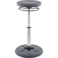 thumbnail image 2 of Taburete ajustable Wobble Design KORE para niños de 8 a 12 años, color gris, 2 of 6