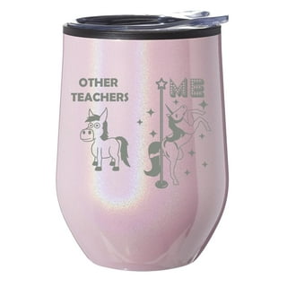Teacher Glitter Tumbler