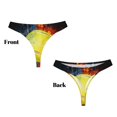 thumbnail image 3 of Balery Tennis Ball In Fire And Water Tangas de Algodón para Mujer con Estampado – Ropa Interior Sexy, Transpirable, G-string-3X-Large, 3 of 6