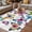 White, variant on Colorful Butterfly Outdoor Rug for Patio/Deck/Porch, Non-Slip Large Area Rug 6 x 9 Ft, Elegant Pastoral Butterflies Watercolor Indoor Outdoor Rugs Washable Area Rugs, Camping Rug Carpet Runner