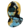 thumbnail image 1 of Pasamontañas amarillo para bicicleta Tie Dye cordón para mantener el calor al aire libre senderismo esquí montar pasamontañas a prueba de viento para ciclismo, 1 of 5