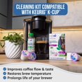 thumbnail image 3 of czcpp-Keurig Compatible Descaling Solution and Cleaner. 2 Descaler, 4 Cleaning Pods. Removes Limescale & Cleans Pod Area. Better Tasting & Hotter Coffee. 4 Uses of Descaler & Cleaner., 3 of 4