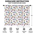 thumbnail image 2 of Blackout Kids Curtains,Monster Cartoon Truck White Pattern Children's Insulated Curtains Set Of 2,Bedroom Essentials,Toddler Room Decor 52"x84", 2 of 5
