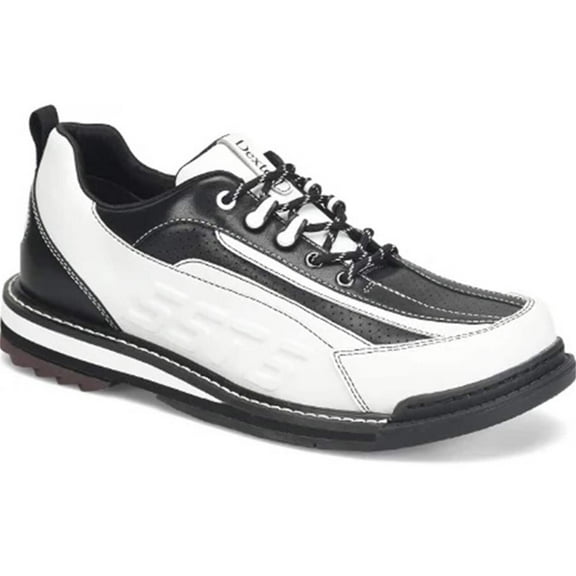 Dexter Mens WIDE WIDTH SST 6 Hybrid LE Bowling Shoes Right Hand - White/Black 10