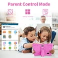 thumbnail image 6 of EDDBNi 7" Kids Tablet，6GB RAM 32GB ROM Android Tablet Computer for Children，parental controls，Eye Protection Toddler Tablet for Ages 4-12（Pink）, 6 of 7