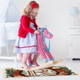 thumbnail image 4 of Letter R with Wreath Retro Pattern Entryway Rug, 2x3 Area Rug Indoor Door Mat Non-slip Washable Floor Carpet Rug for Bedroom Office Dining Room Bathroom, 4 of 7