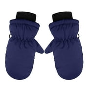 TAIAOJING Winter Gloves for Toddler Kids Baby Kids Toddler Skiing Winter Mittens Toddler Mittens Snow Gloves Boys For Girls Water-proof Gloves Kids Gloves & Mittens