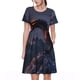 thumbnail image 1 of Easygdp Fire Breathing Dragon Twilight para Vestido Transpirable de Mujer, Vestido Suelto de Manga Corta con Pliegues y Bolsillos para el Verano, 1 of 6