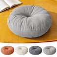 thumbnail image 7 of Floleo Corduroy Floor Cushion, Soft Round Pouf Ottoman, Comfortable Non-Slip Seat Pad for Living Room, Bedroom, Yoga, Meditation, Floor Sitting & Kids Room Decor, 7 of 7