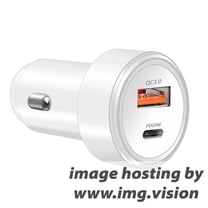 USB C Car Charger, Car Charger Adapter with Power Delivery & Quick Charge 3.0 USB Car Charger 2 Port Fast Charging Compatible for iPhone13/12/11 Pro/Max/XR/XS, iPad Pro/Air, Samsung Galaxy S21/10/9