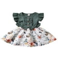thumbnail image 1 of Bébé Fille Princesse Robe Florale Dentelle Licou Robes de Soirée, 1 of 6