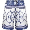 thumbnail image 2 of GZHJMY Anchor Pajama Pants Short for Men, Lounge Pants Lightweight Men Pajama Bottoms with Drawstring Pockets, Christmas New Year Birthday Gifts, Medium, 2 of 7