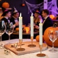 thumbnail image 5 of Flameless Taper Candles Flickering LED Battery Operated Realistic Candlesticks for Halloween Home Decor - B, 5 of 8
