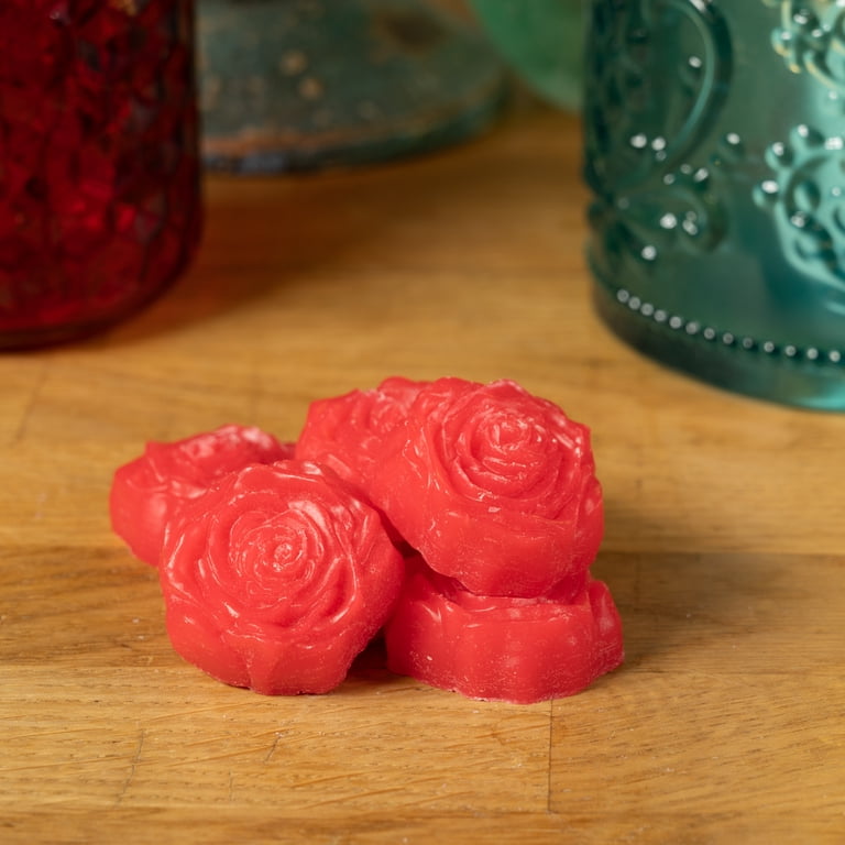 2 pack) The Pioneer Woman Wax Melts Set with Wax melts & tin, Red