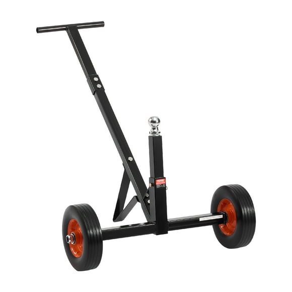 VEVOR 600lbs Trailer Dolly 16.5 and 22 inAdjustable Height 1-7/8 in Ball Solid Tires
