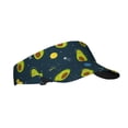 thumbnail image 2 of Easygdp Avocado in Space Stretchy Visor - Unisex Visor Hat for Men and Women, UPF 50 Sun Protection Visor, Ultra-Light, 2 of 8